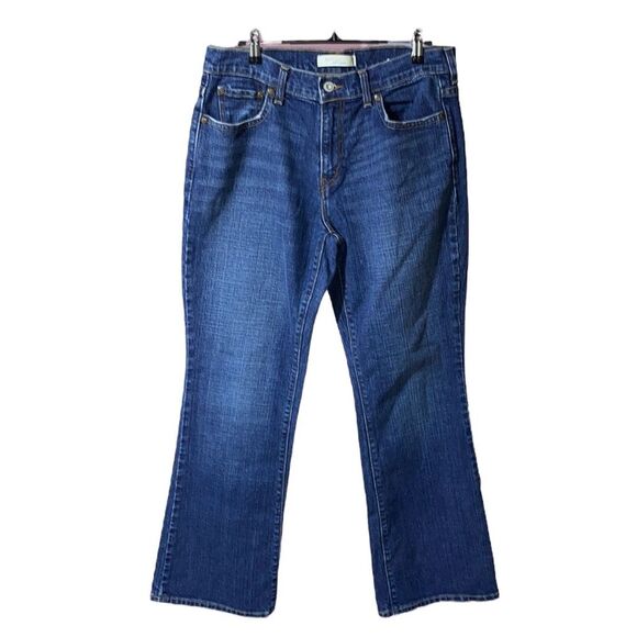 Levi’s 515 boot cut cotton 10 short blue denim jeans - Picture 1 of 6
